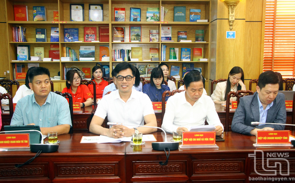 Đại diện một số hiệp hội và doanh nghiệp Thái Nguyên tham dự.