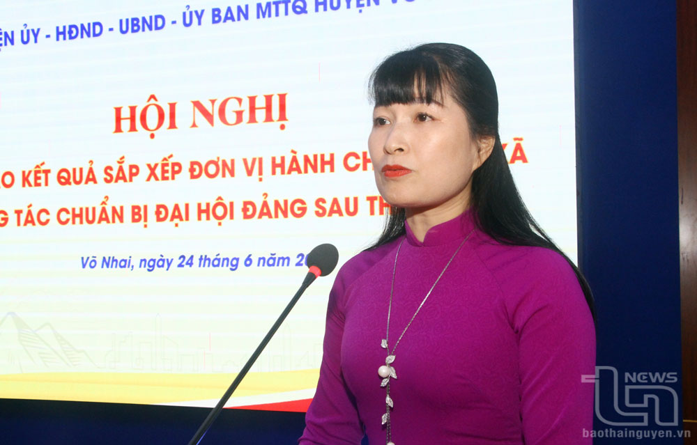 Võ Nhai: Triển khai nghiêm túc, đồng bộ việc sắp xếp chính quyền địa phương hai cấp