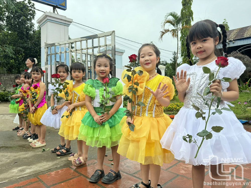 Trẻ em ở Cát Nê được học tập, chăm sóc trong môi trường lành mạnh, an toàn, đảm bảo phát triển toàn diện.