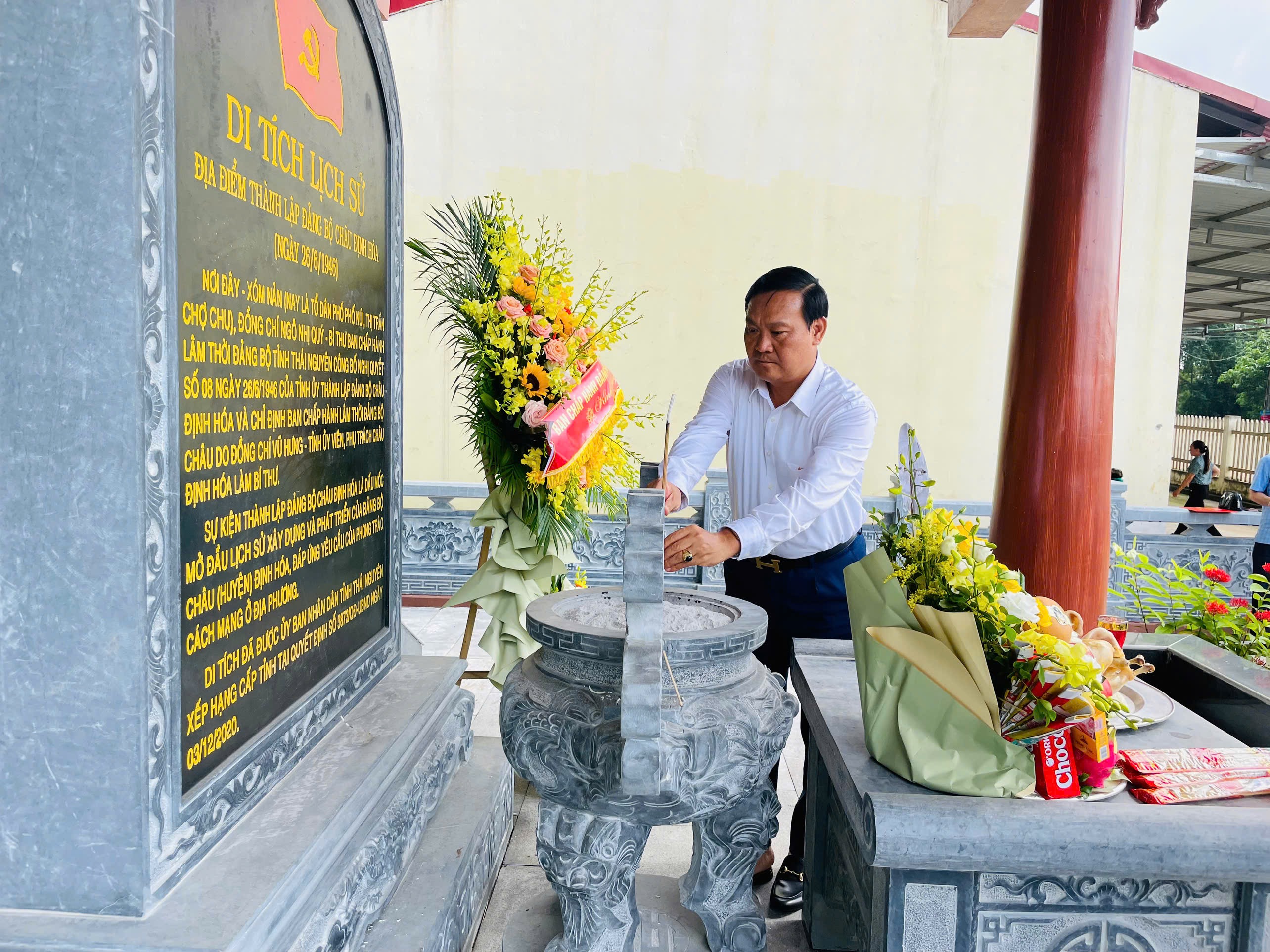 Trên 2,1 tỷ đồng tôn tạo di tích địa điểm thành lập Đảng bộ huyện Định Hóa