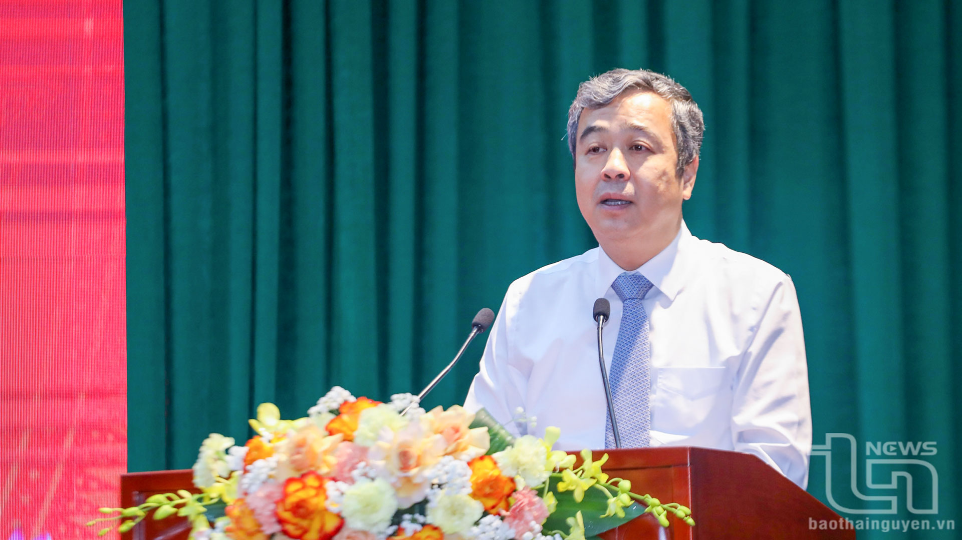 Đồng chí Phó Trưởng ban Tuyên giáo và Dân vận Trung ương Ngô Đông Hải phát biểu tại Lễ kỷ niệm.