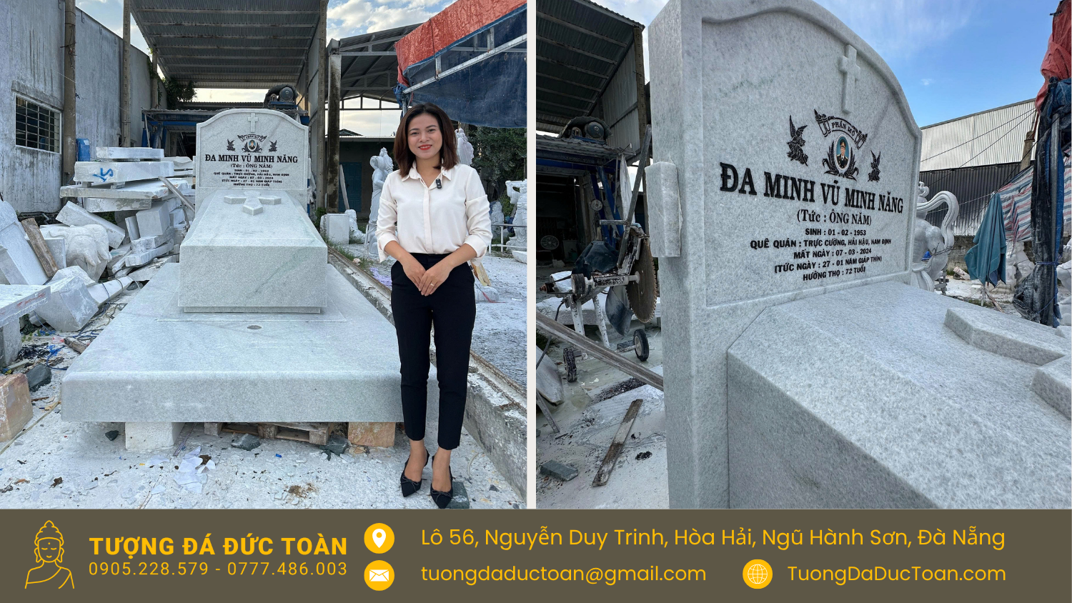Khám phá lăng mộ đá & tượng đá đẹp tại Đức Toàn - Làng đá non nước Đà Nẵng