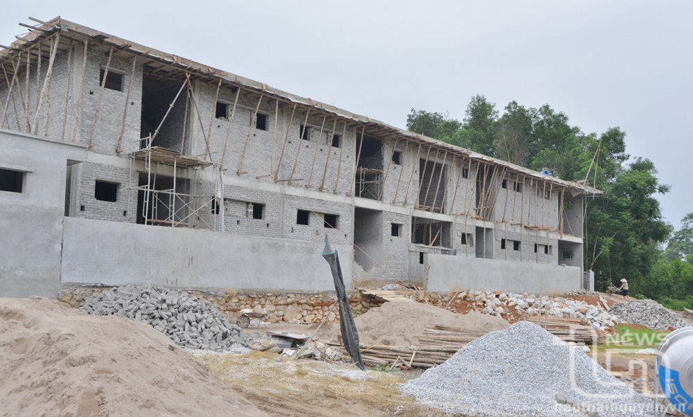 Trường Mầm non Yên Trạch được đầu tư xây dựng với kinh phí 9 tỷ đồng