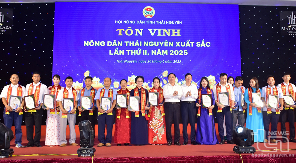 Thái Nguyên: Tôn vinh 168 cán bộ, nông dân điển hình tiên tiến giai đoạn 2020-2025