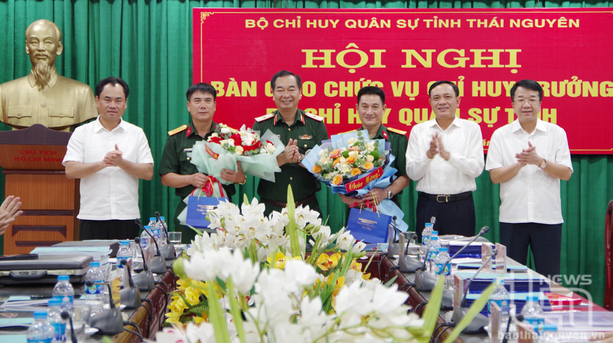 Đại tá Ngô Tuấn Anh nhận nhiệm vụ Chỉ huy trưởng Bộ Chỉ huy Quân sự tỉnh Thái Nguyên