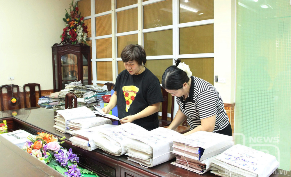 TP. Phổ Yên: Triển khai tiếp nhận, bảo quản tài liệu phục vụ sắp xếp bộ máy