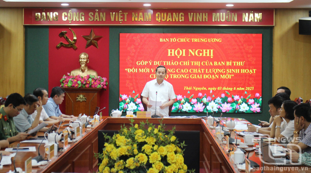 Góp ý vào dự thảo Chỉ thị đổi mới, nâng cao chất lượng sinh hoạt chi bộ