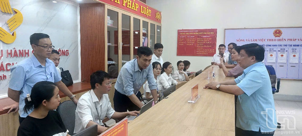 TP. Sông Công xây dựng nền hành chính vì nhân dân phục vụ.