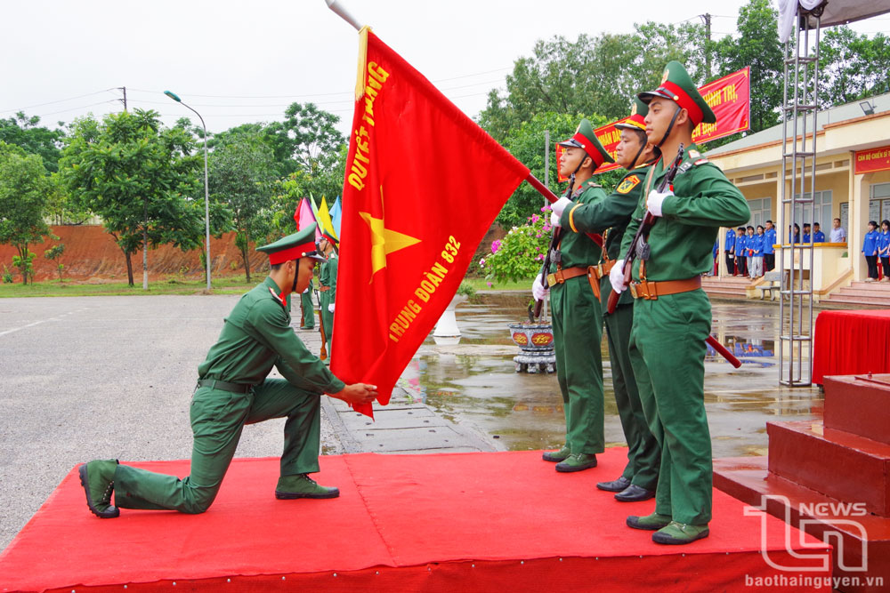 Các đơn vị tổ chức tuyên thệ chiến sĩ mới