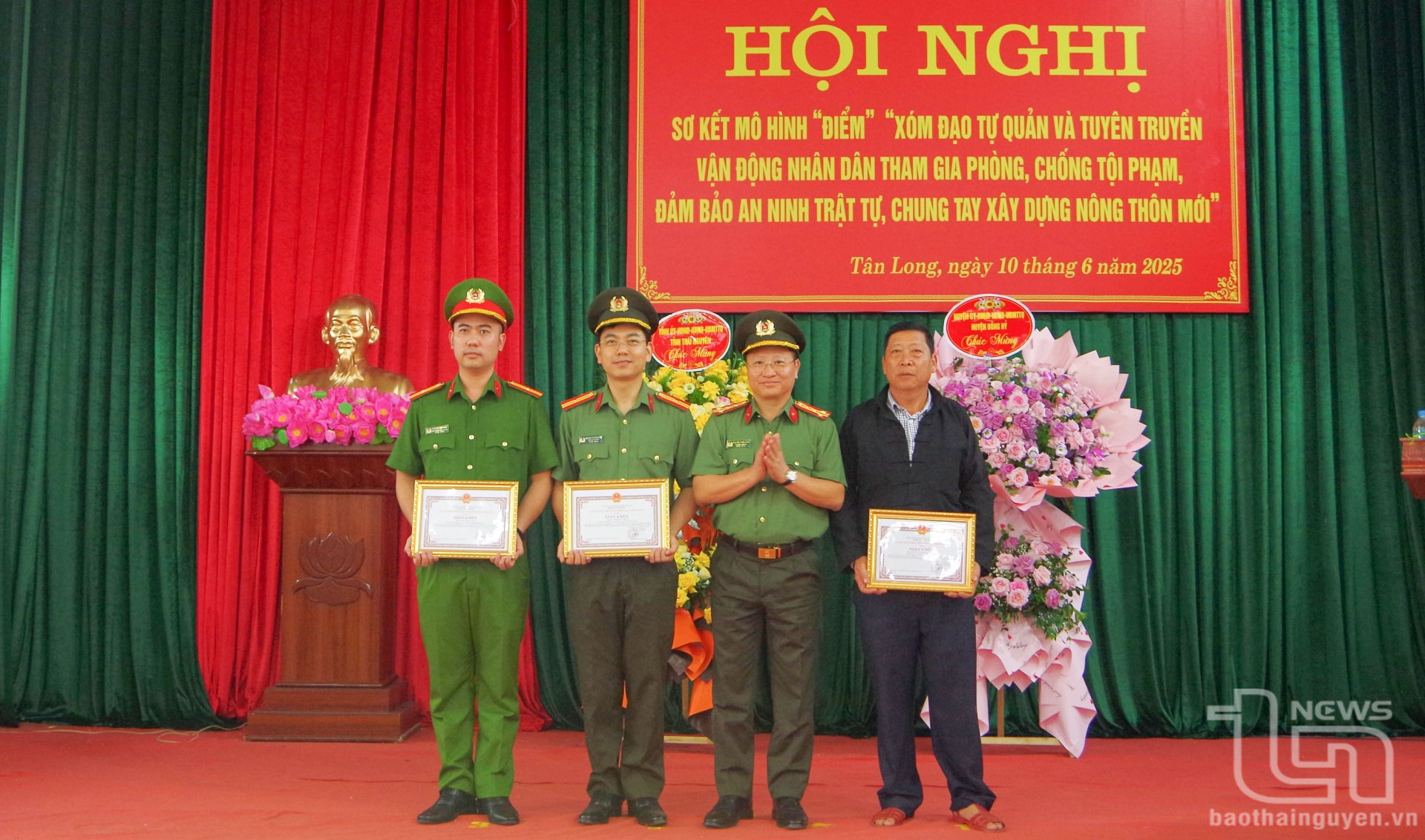 Công an Thái Nguyên tuyên truyền phòng, chống tội phạm