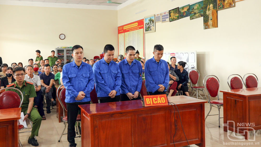 Xét xử lưu động 2 vụ án hình sự tại TP. Sông Công