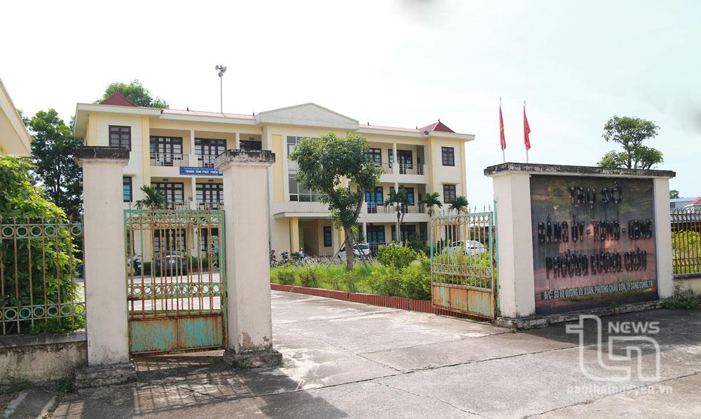 Trụ sở của phường Lương Châu cũ được bàn giao cho Trung tâm Phát triển quỹ đất và một số hội, đoàn thể của TP. Sông Công sử dụng.