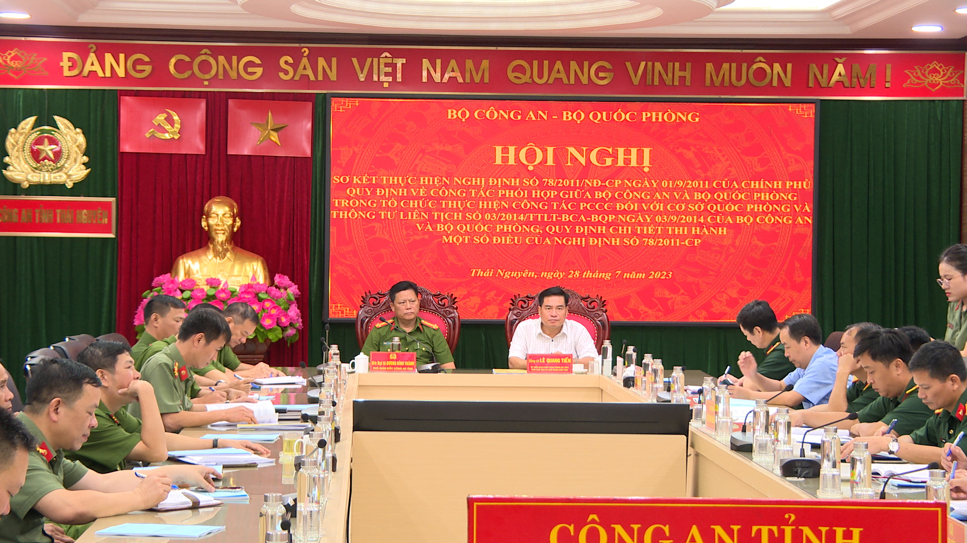 Lực lượng Công an - Quân đội phối hợp chặt chẽ trong công tác phòng cháy chữa cháy