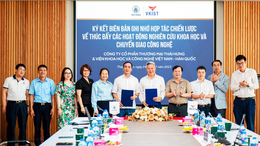 Công ty Thái Hưng: Ký kết hợp tác nghiên cứu khoa học, chuyển giao công nghệ