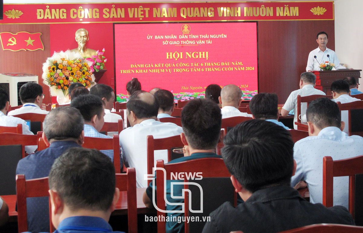 Lãnh đạo Sở GTVT phát biểu chỉ đạo tại Hội nghị