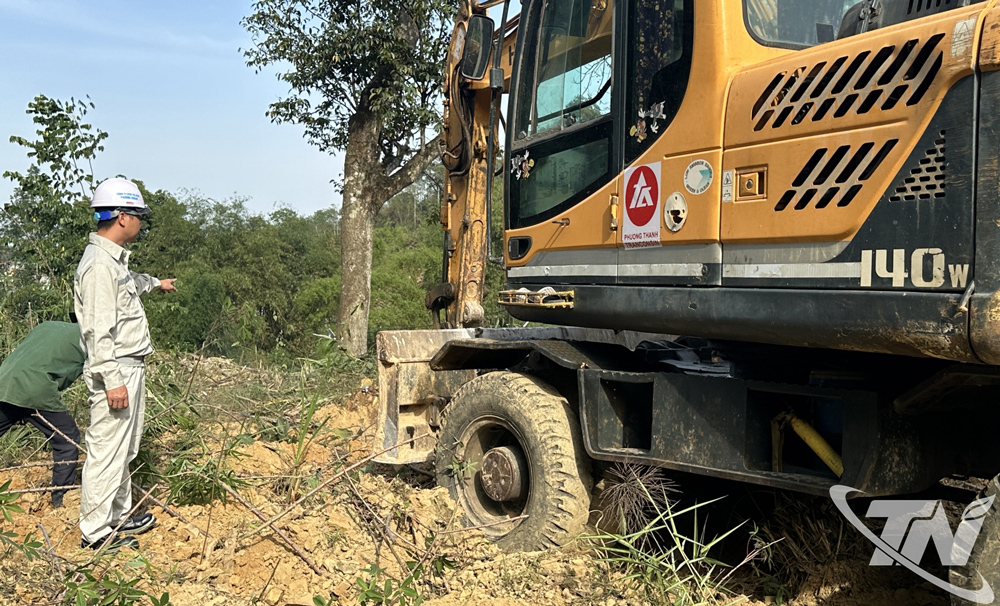 Công ty CP Đầu tư và Xây dựng Phương Thành triển khai mũi thi công trên tuyến cao tốc Chợ Mới - Bắc Kạn.