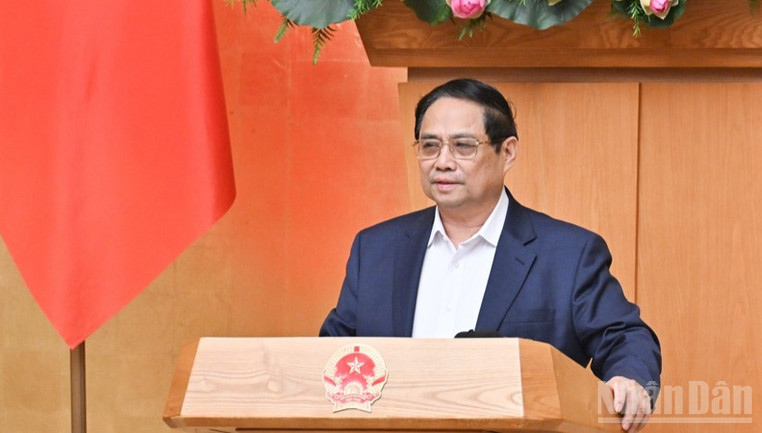 Thủ tướng Phạm Minh Chính phát biểu tại Hội nghị.