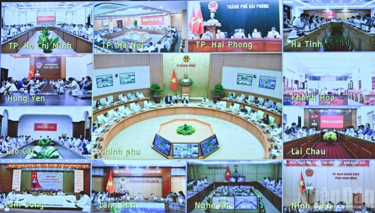 Hội nghị được truyền trực tuyến tới các địa phương trên cả nước.