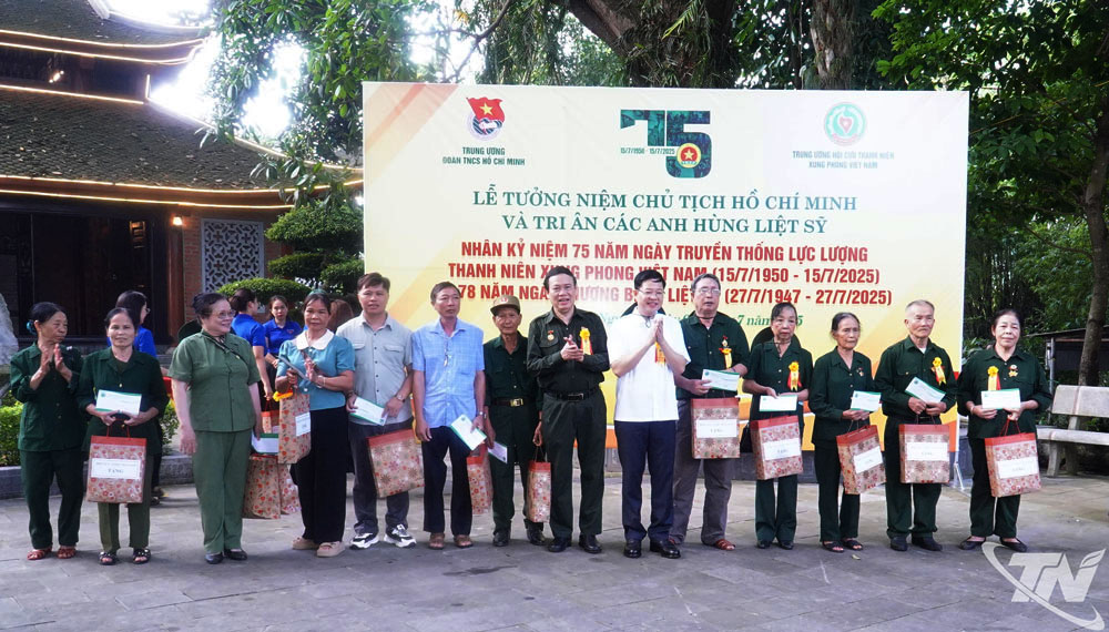 Trung ương Hội Cựu thanh niên xung phong Việt Nam về nguồn tại Thái Nguyên
