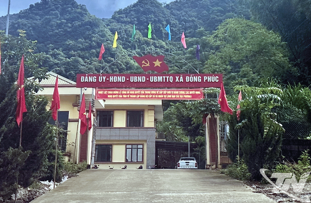 Trụ sở UBND xã Đồng Phúc.