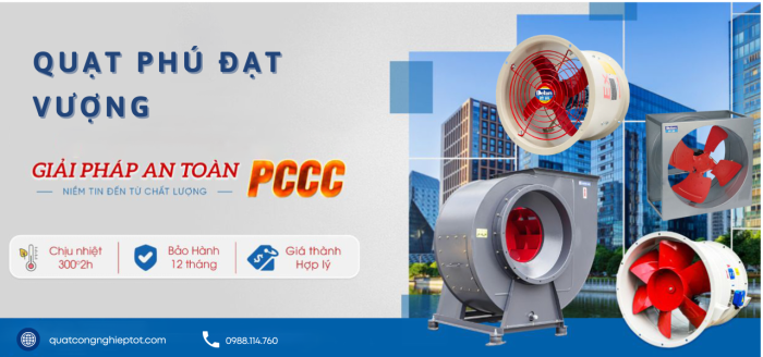Giải pháp làm mát hiệu quả với quạt công nghiệp Phú Đạt Vượng
