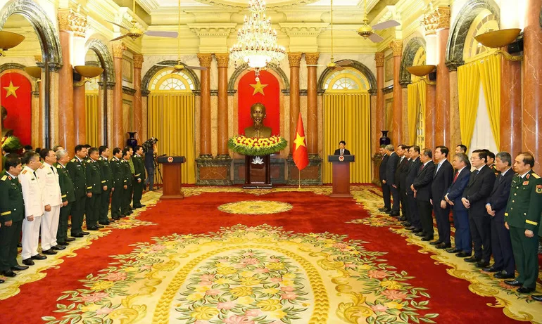 Quang cảnh buổi lễ.