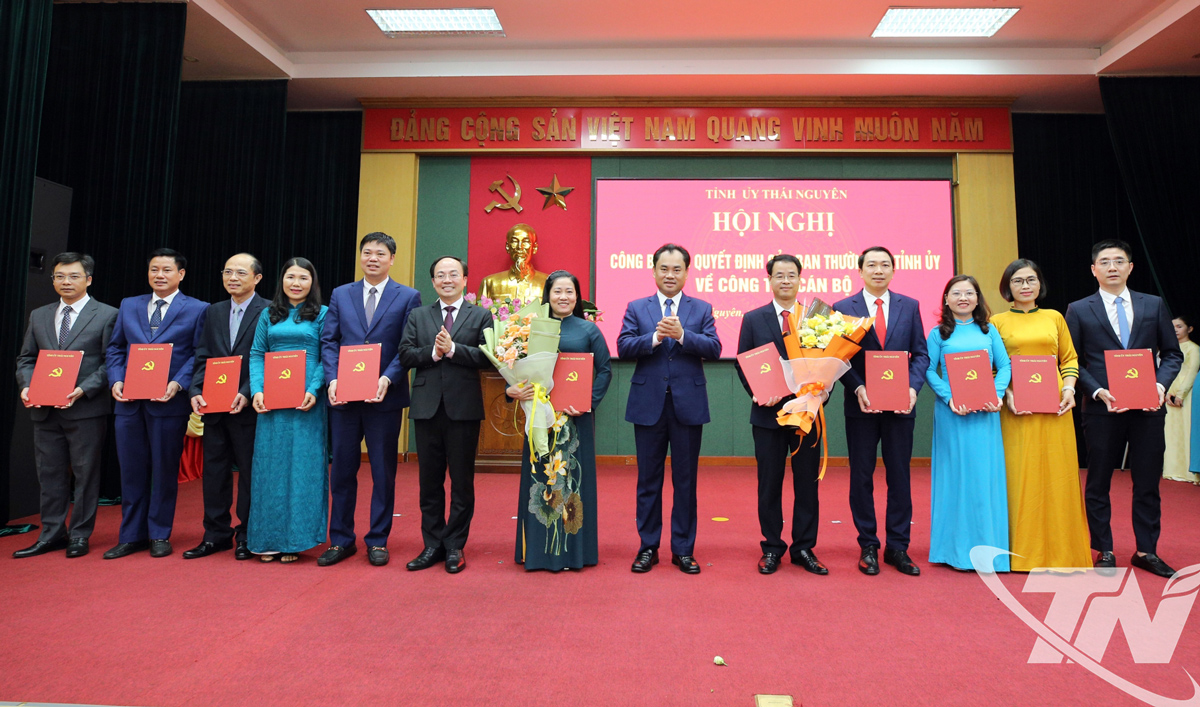 Ban Thường vụ Tỉnh ủy Thái Nguyên: Phân công, bổ nhiệm lãnh đạo các ban xây dựng Đảng