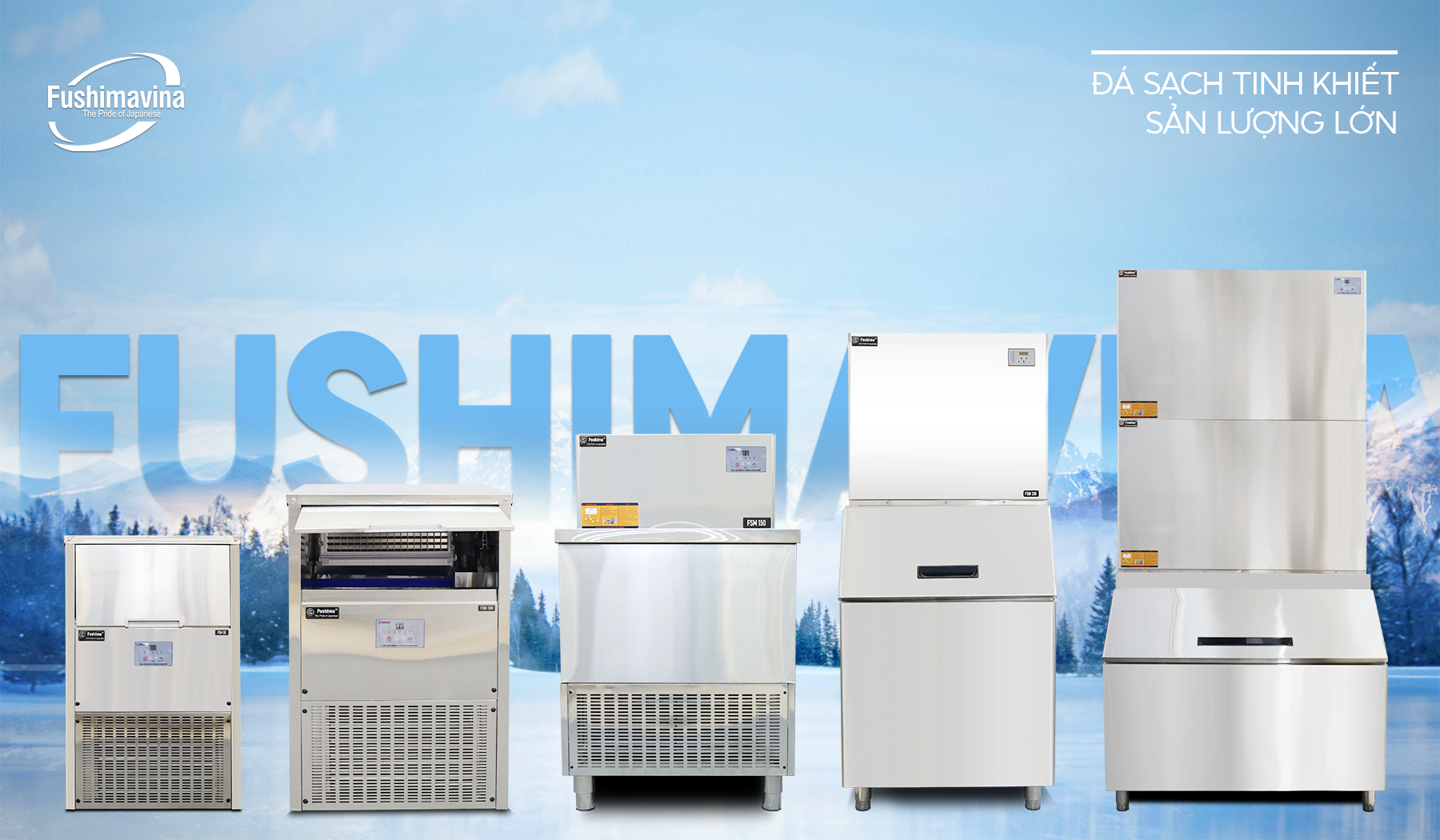 Máy làm đá Fushima gồm những phân loại sản phẩm nào? Lợi ích khi sử dụng