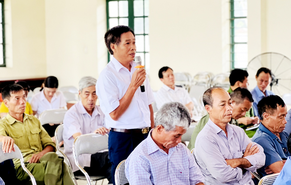 Đại biểu HĐND tỉnh tiếp xúc cử tri tại các địa phương
