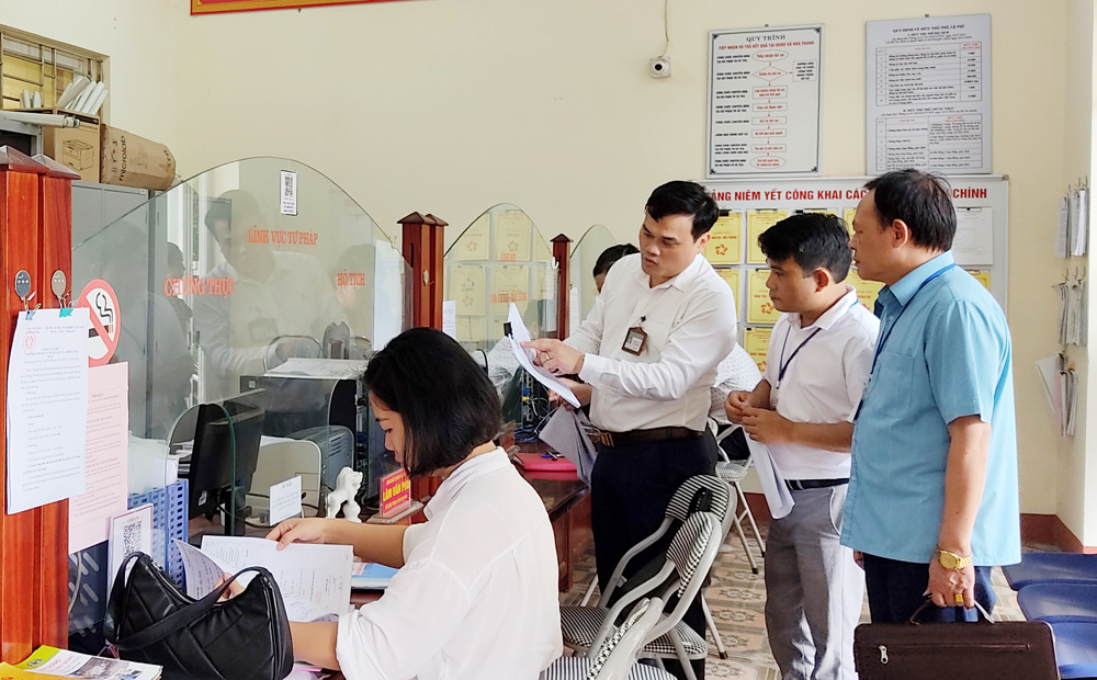 Đồng Hỷ: Tỷ lệ giải quyết hồ sơ đúng hạn và trước hạn đạt 98,5%