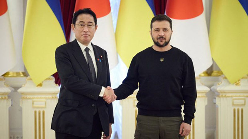 Lãnh đạo Ukraine và Nhật Bản thảo luận vấn đề đảm bảo an ninh