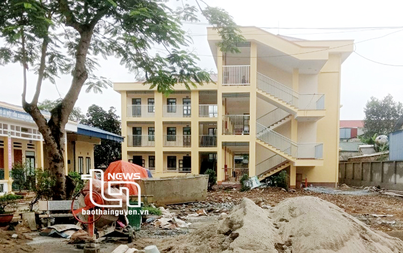 Đại Từ: Đầu tư xây dựng nhà lớp học cho trường liên cấp