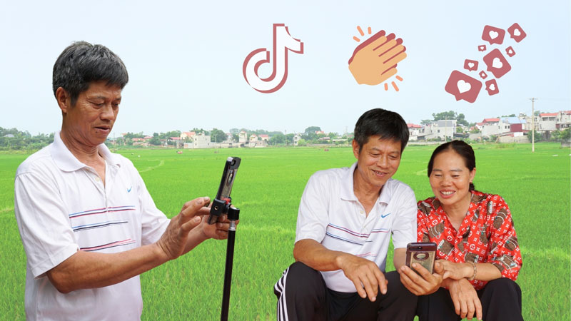 Bí thư chi bộ xóm làm video "hút" triệu view trên TikTok