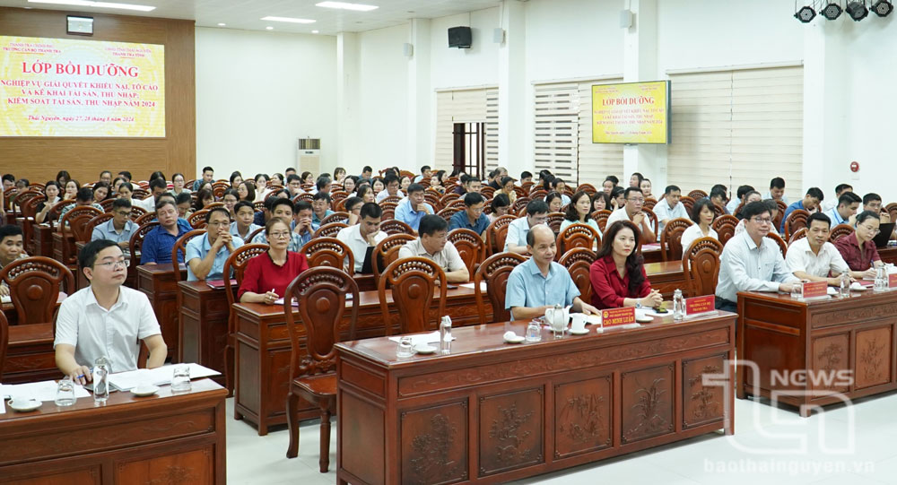 Nâng cao nghiệp vụ giải quyết khiếu nại, tố cáo, kê khai tài sản