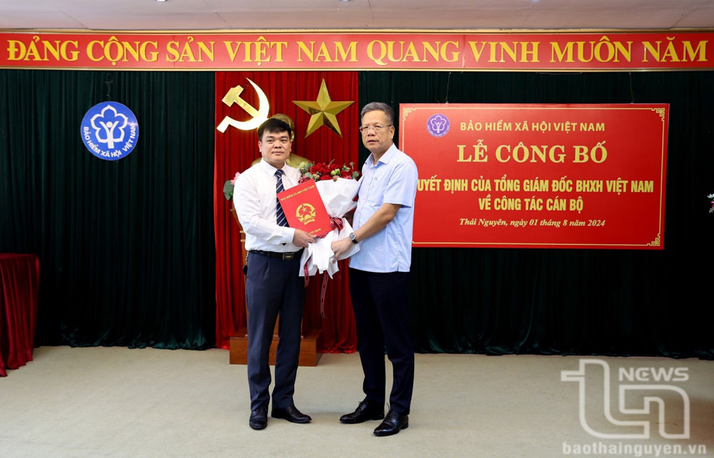 Bổ nhiệm Phó Giám đốc Bảo hiểm xã hội tỉnh Thái Nguyên