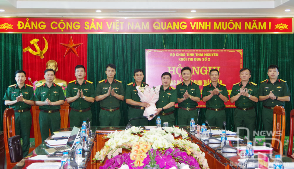 Thành lập Khối thi đua số 2 Bộ Chỉ huy Quân sự tỉnh Thái Nguyên