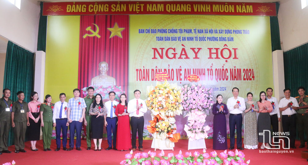 Đồng Bẩm tổ chức điểm Ngày hội toàn dân bảo vệ an ninh Tổ quốc
