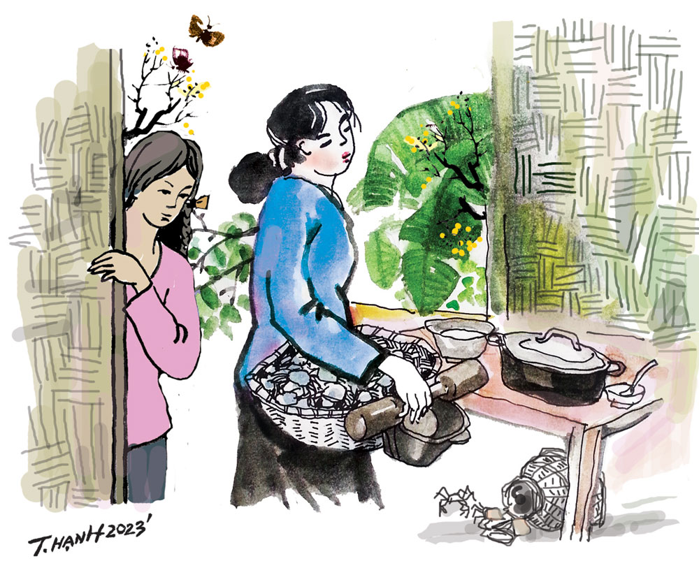 Giỏ cua của mẹ