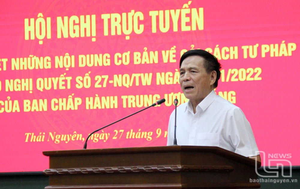 Quán triệt các nội dung cơ bản về cải cách tư pháp