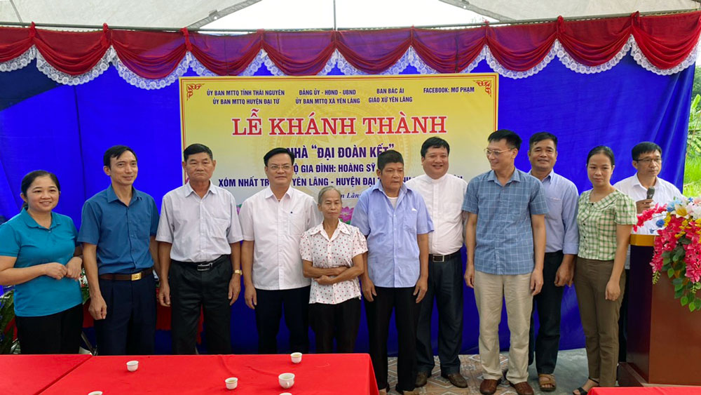 Đại Từ: Khánh thành nhà Đại đoàn kết cho hộ nghèo