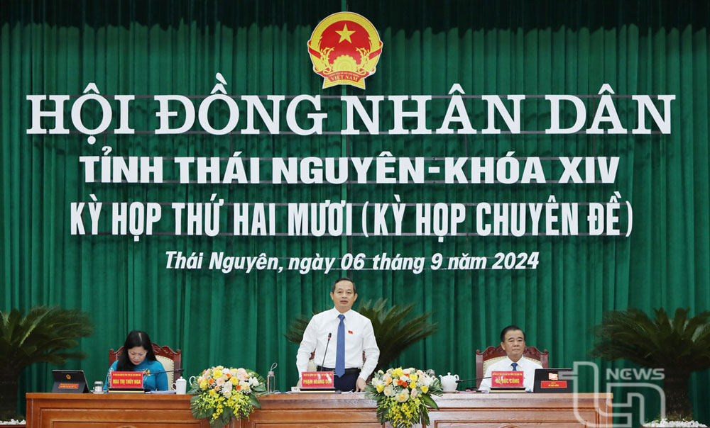 [Trực tuyến] Kỳ họp thứ 20, HĐND tỉnh Thái Nguyên khóa XIV, nhiệm kỳ 2021-2026