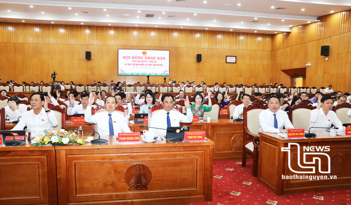 [Trực tuyến] Kỳ họp thứ 20, HĐND tỉnh Thái Nguyên khóa XIV, nhiệm kỳ 2021-2026