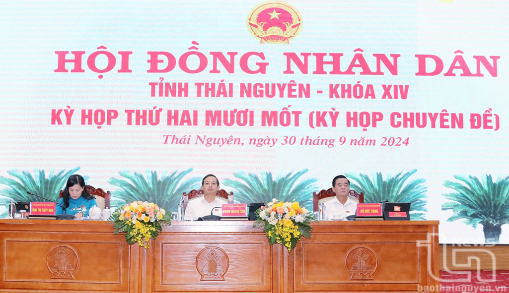 Kỳ họp thứ 21 HĐND tỉnh Thái Nguyên: Điều chỉnh, bổ sung danh mục các dự án thu hồi đất, chuyển mục đích sử dụng đất