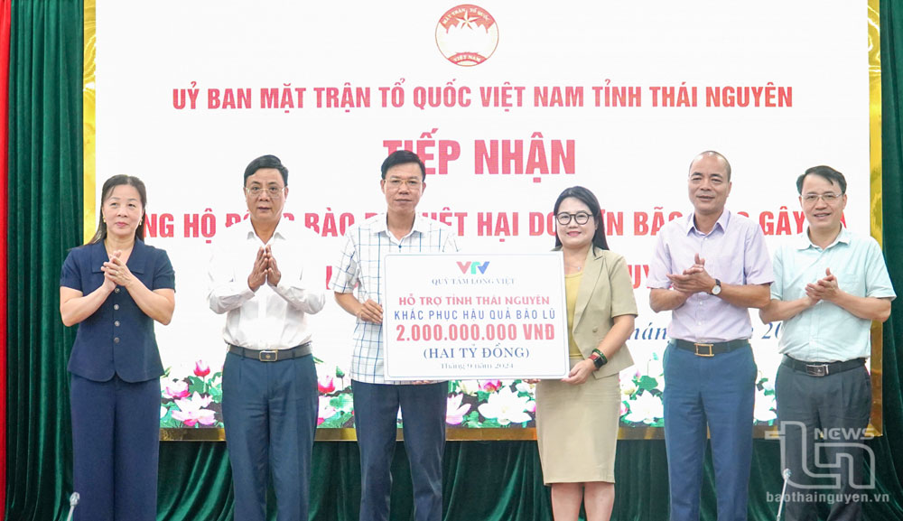 Tiếp nhận 2,3 tỷ đồng hỗ trợ người dân thiệt hại do bão số 3
