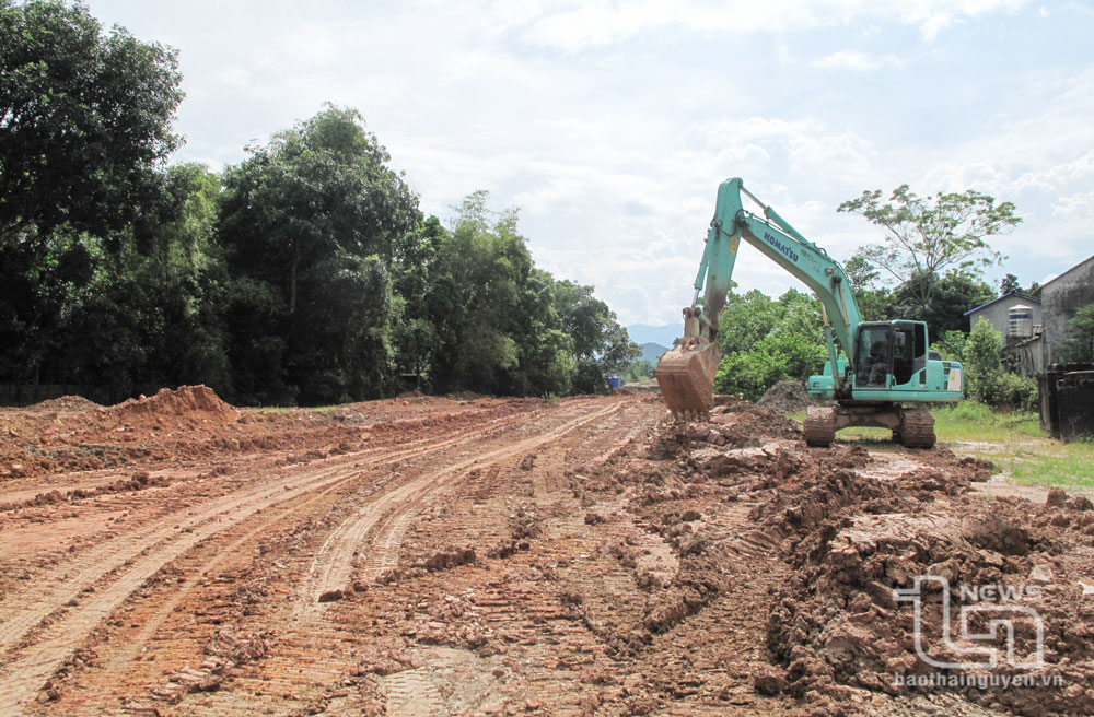 Khu dân cư số 2 xã Quyết Thắng (TP. Thái Nguyên) có diện tích trên 11.000m2, do Công ty CP Đầu tư Thiên Ân làm chủ đầu tư hạ tầng, đang được hoàn thiện để phục vụ đấu giá đất trong quý IV/2024.