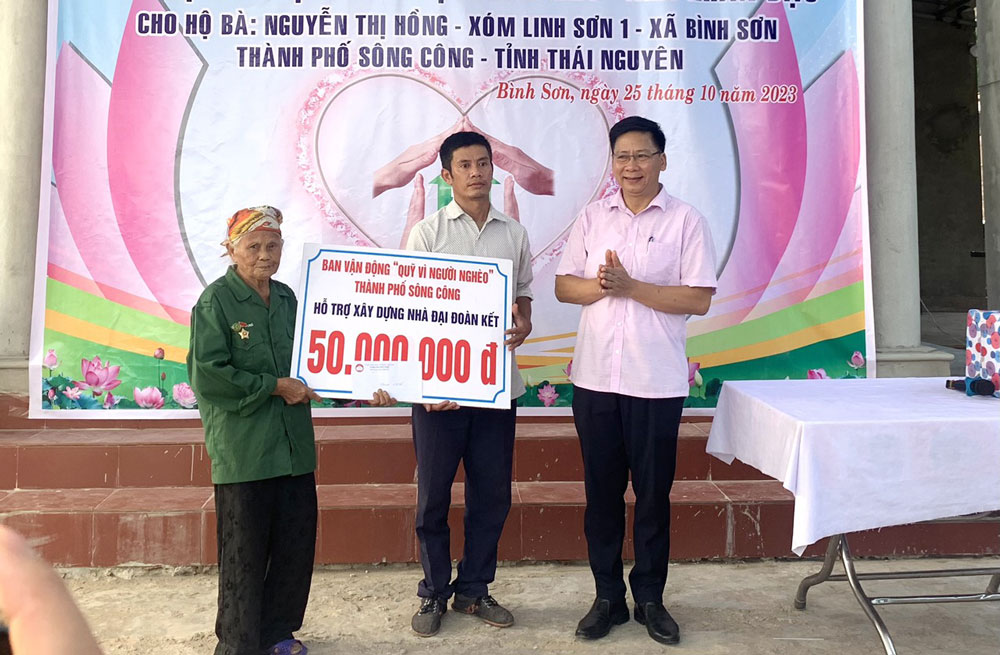 TP. Sông Công: Hỗ trợ xây dựng nhà cho hộ nghèo