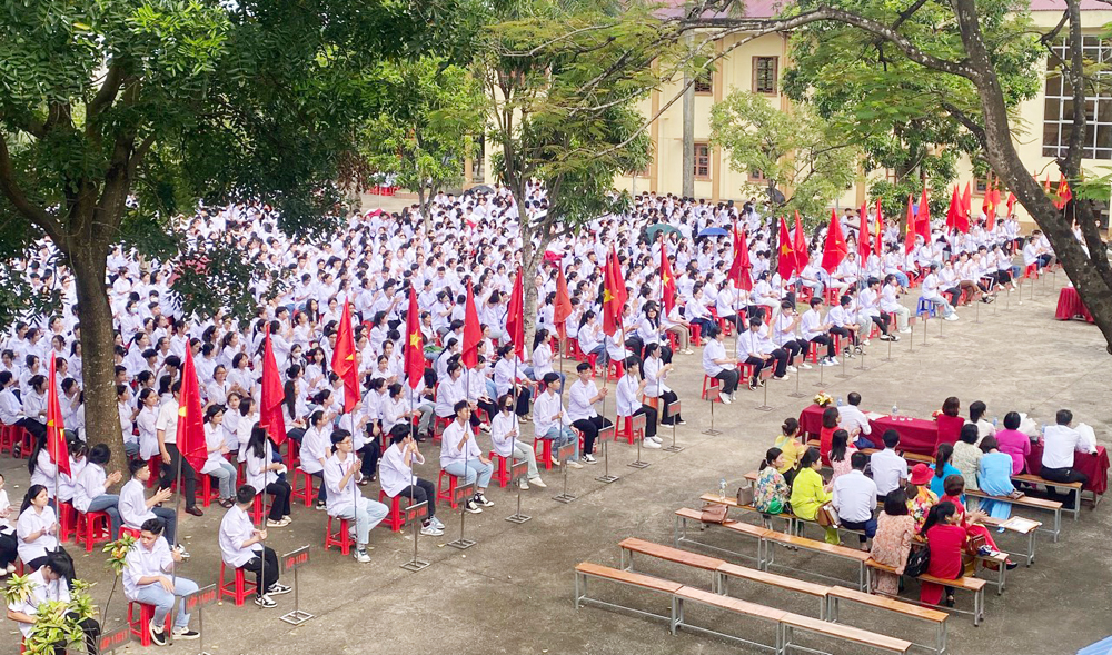 Toàn cảnh buổi tuyên truyền.