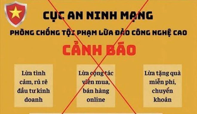 Cảnh báo việc giả danh các cục nghiệp vụ Bộ Công an để lừa đảo