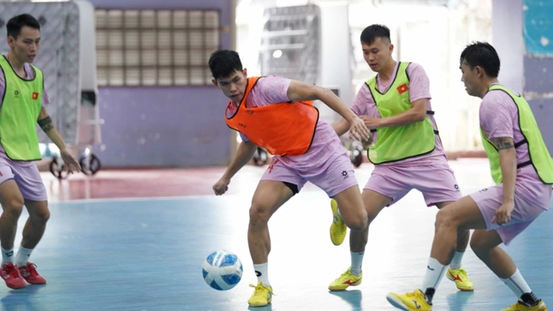 Đội tuyển futsal Việt Nam ưu tiên cải thiện khả năng dứt điểm 