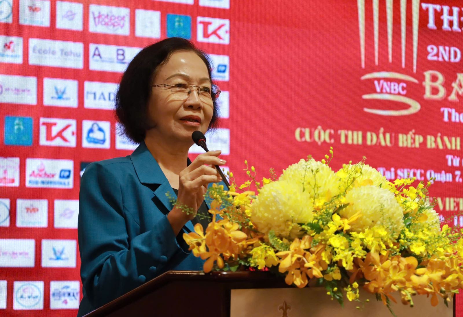 Bà Nguyễn Thị Khánh, Chủ tịch Hiệp hội Du lịch TP Hồ Chí Minh phát biểu trong ngày 9/10.